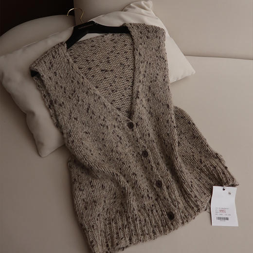 【预售7天】良木礼山羊绒马甲（Q2584131F） 商品图0