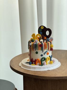 绚丽调色盘·奶油霜蛋糕（下单请备注数字）