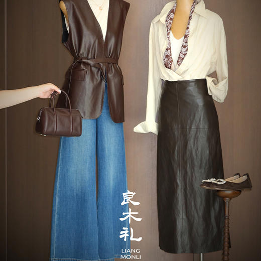 良木礼包臀皮裙（Q259133） 商品图2