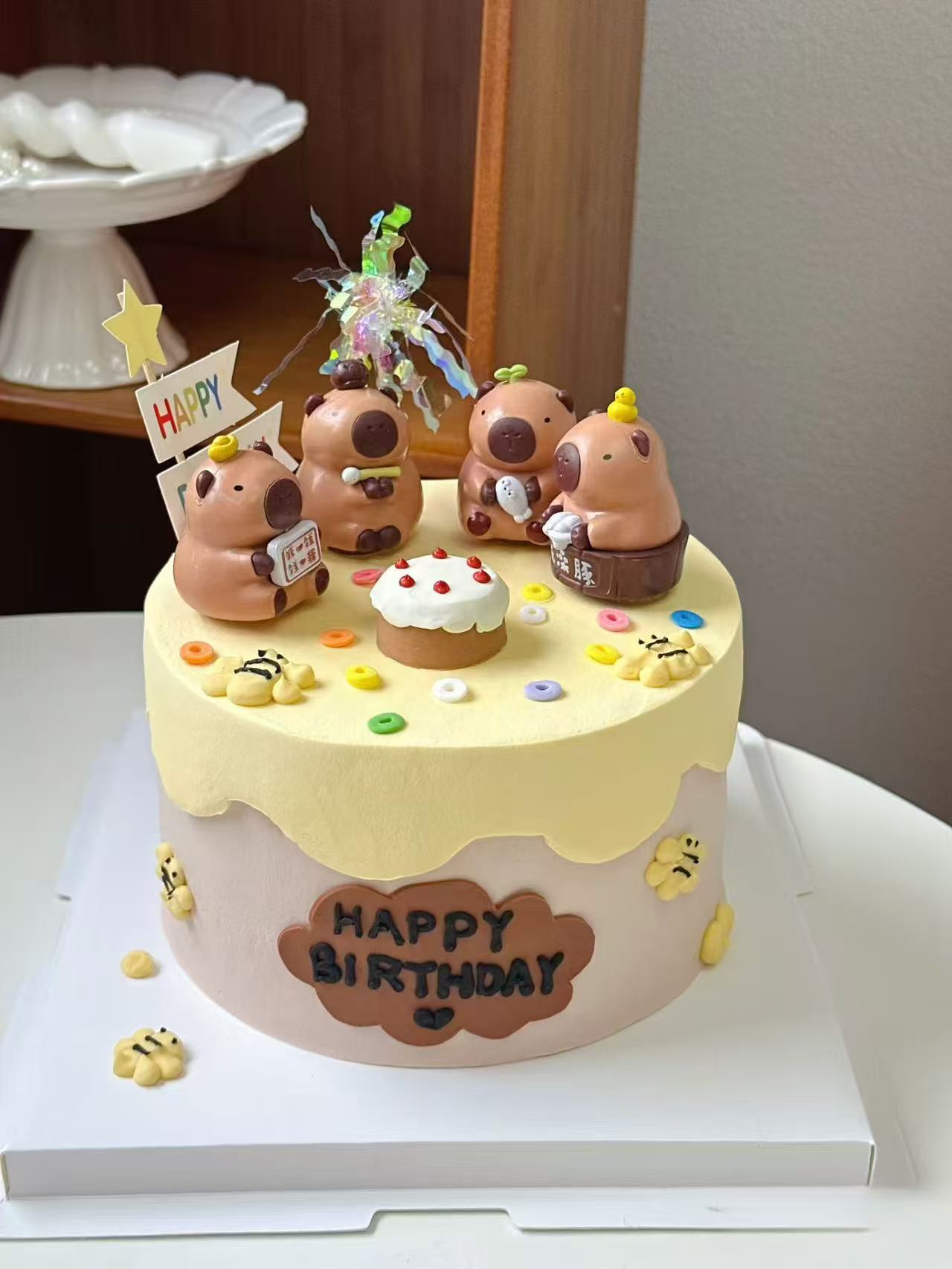 卡皮巴拉A款生日蛋糕（百分百进口动物奶油）