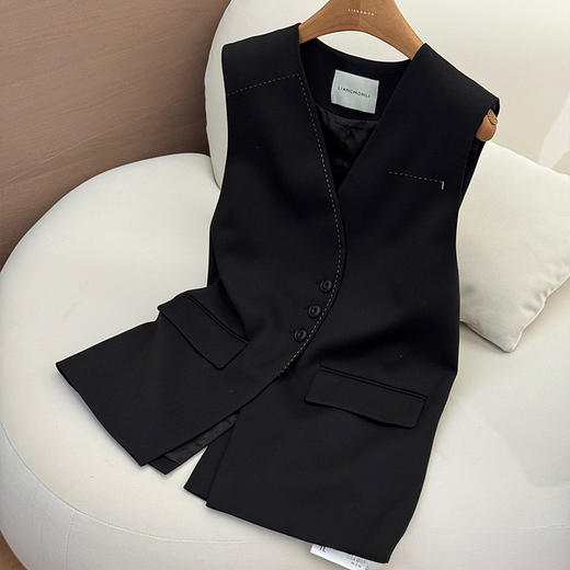良木礼无袖羊毛马甲（Q8118） 商品图0