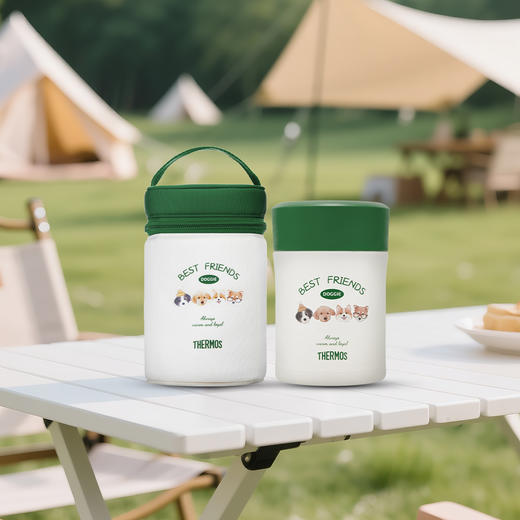 【仅主图】膳魔师高不锈钢焖烧罐萌宠系列（绿色）470ml 商品图0