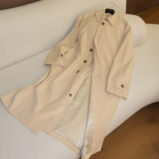 良木礼翻领风衣外套（Q2584136） 商品图0