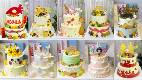 纯动物奶油 全新霸气3磅双层蛋糕10选1（需提前至少1天预约，母亲节，父亲节，儿童节，除夕至初五不可约）