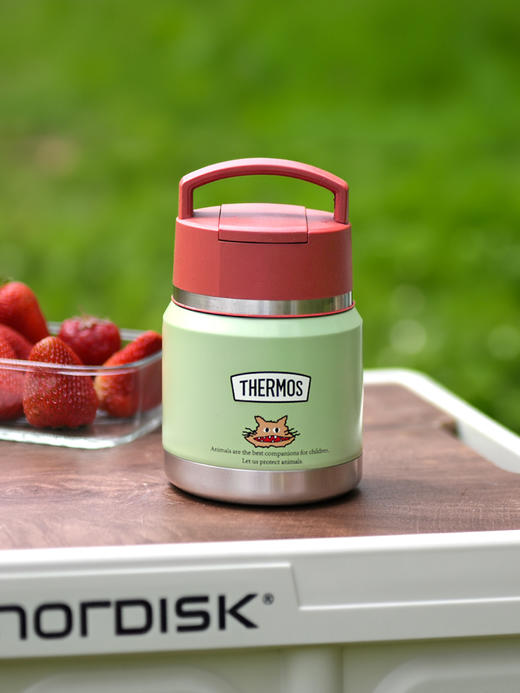 【仅主图】膳魔师高不锈钢焖烧罐萌宠系列（绿色）470ml 商品图1