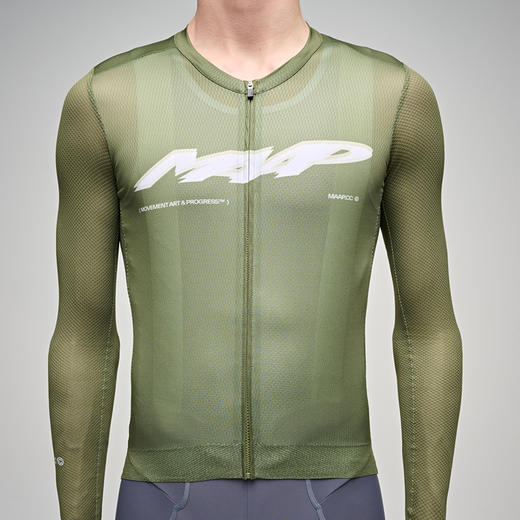 MAAP 男士 Blaze系列 Pro Air 3.0 丛林绿 长袖骑行服 商品图2