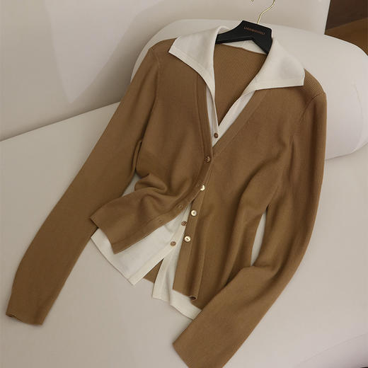 良木礼绵羊毛假两件（Q2584257） 商品图1