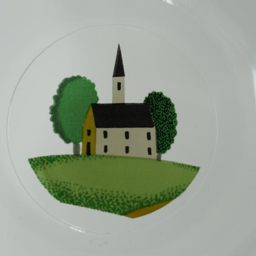 【苏州】日本中古TOYO东洋印花玻璃碗X1198 商品图3