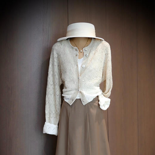 良木礼山羊绒开衫（Q2584265） 商品图0