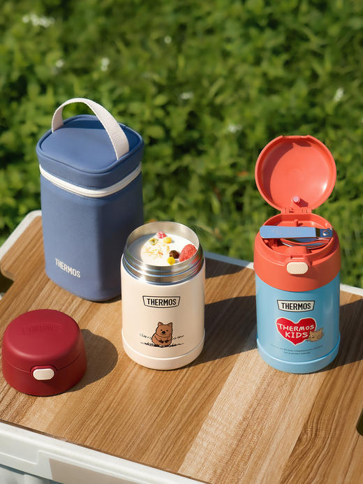 【仅主图】膳魔师高不锈钢焖烧罐萌宠系列（绿色）470ml 商品图4