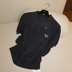 【预售7天】良木礼Polo领上衣（Q2584122F）