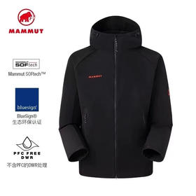 猛犸象MAMMUT 2.0红标抓绒款压胶软壳衣