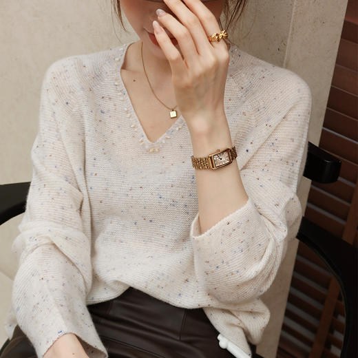 【预售7天】良木礼山羊绒钉珠套衫（Q2584516） 商品图2