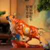牛气冲天纯铜牛办公室装饰摆件工艺品客厅招财旺市开业礼物生肖牛京铜气冲霄汉黄铜摆件 商品缩略图3