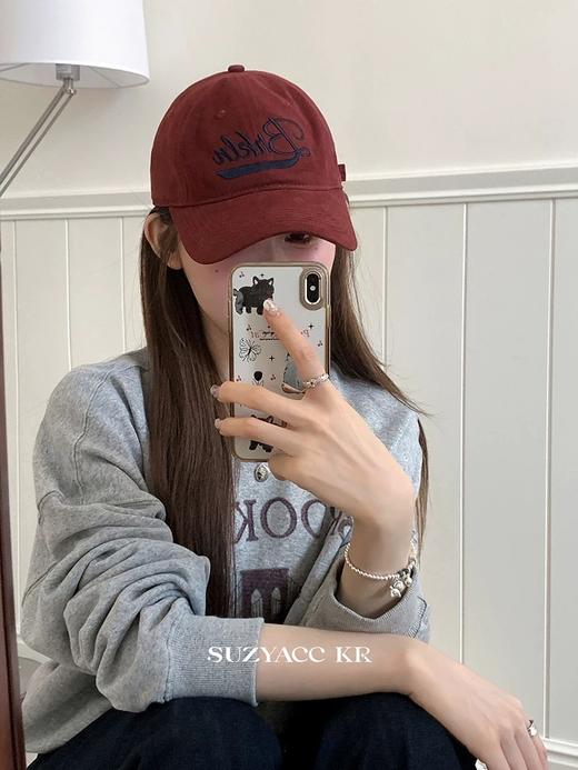 秋暮红系列棒球帽 商品图8