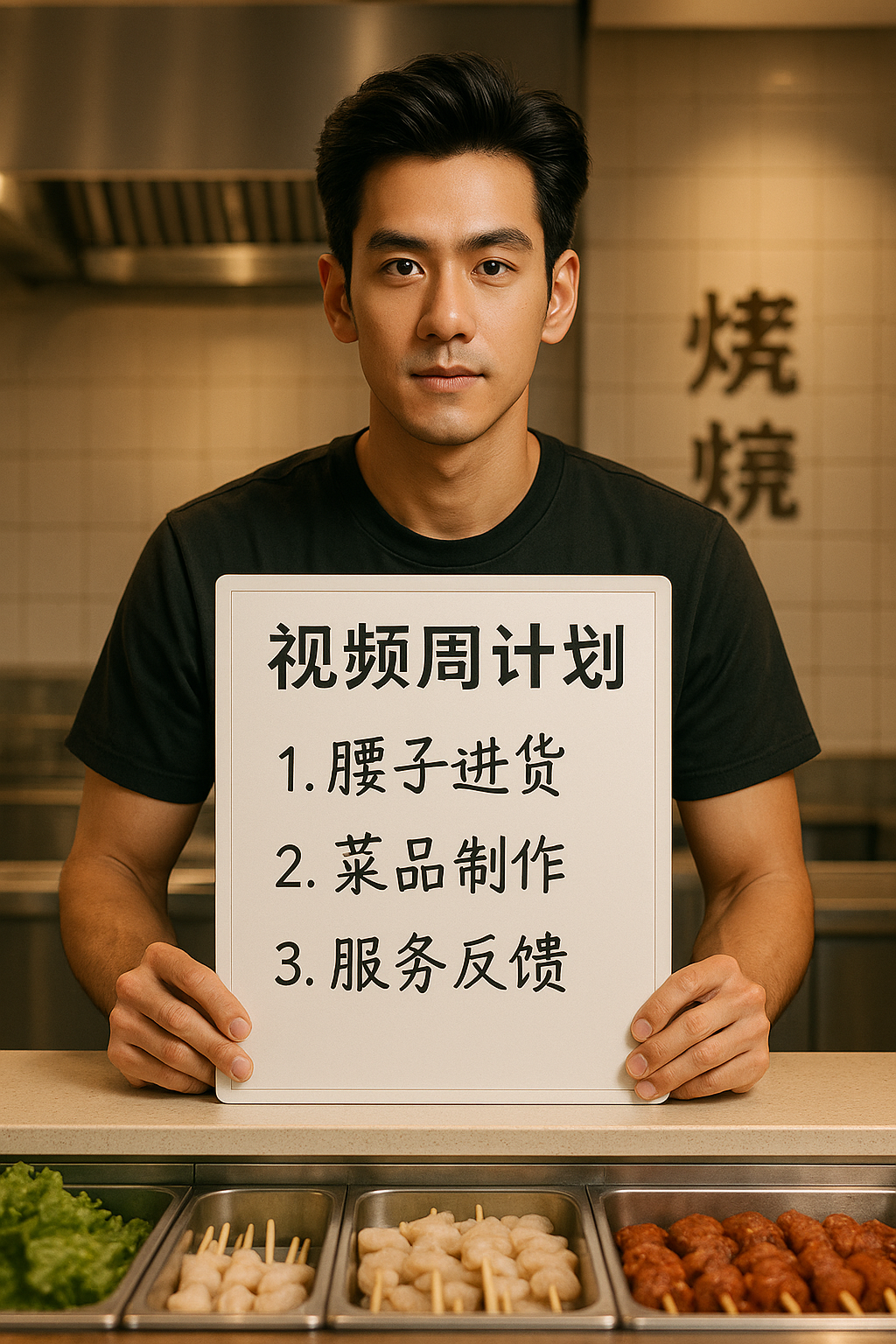 燒烤店短視頻一周內(nèi)容規(guī)劃表提升流量與曝光方案