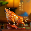 牛气冲天纯铜牛办公室装饰摆件工艺品客厅招财旺市开业礼物生肖牛京铜气冲霄汉黄铜摆件 商品缩略图5
