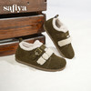 Safiya/索菲娅2025艺术家联名加绒保暖外穿休闲全包勃肯毛毛鞋SFD4112092 商品缩略图1