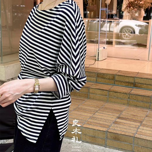 【预售7天】良木礼莱赛尔 斜肩上衣（Q2591213F） 商品图4