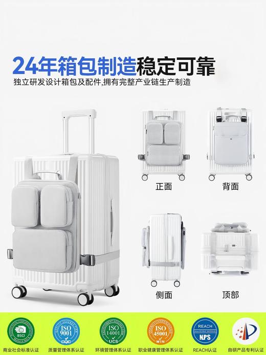 自然醒行李箱外挂电脑马甲包轻便15寸笔记本手提包男士商务通勤双肩背包YS50025003 商品图10