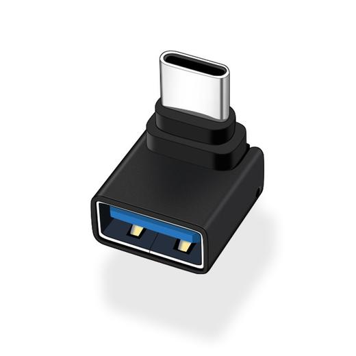 严选【弯头USB3.0母转type-c公】转接头延长转换1个 商品图0