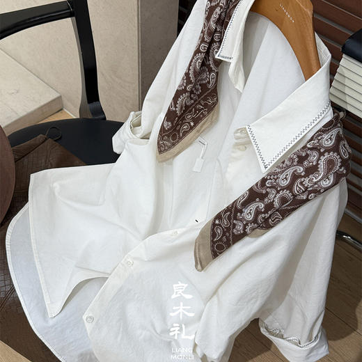 【现货】良木礼翻领休闲衬衫（Q258462F） 商品图1