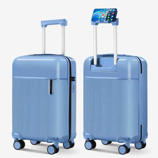 自然醒多功能万向轮旅行箱PC行李箱20寸登机箱YS6038 商品图0