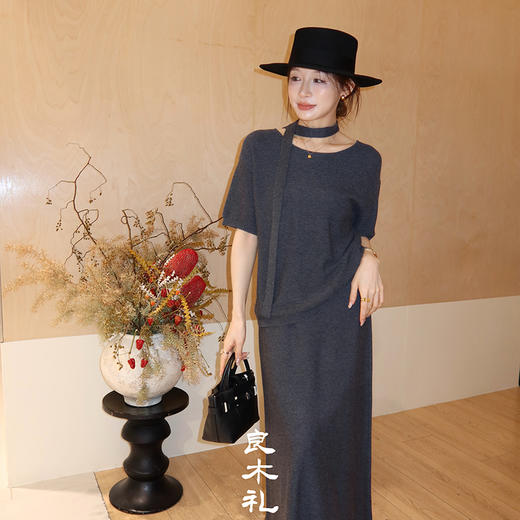 【预售7天】良木礼羊毛套装（腰带）（Q258451F） 商品图2