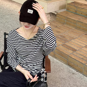 【预售7天】良木礼莱赛尔 斜肩上衣（Q2591213F）