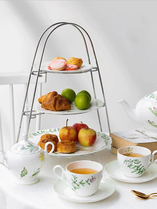 Noritake则武 ENGLISH HERBS骨瓷马克杯欧式牛奶杯家用大容量水杯日本则武English Herbs马克杯375ml 商品图1