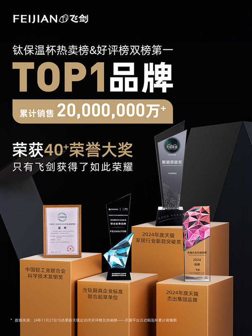 【飞剑】纯钛云动焖享杯 商品图4