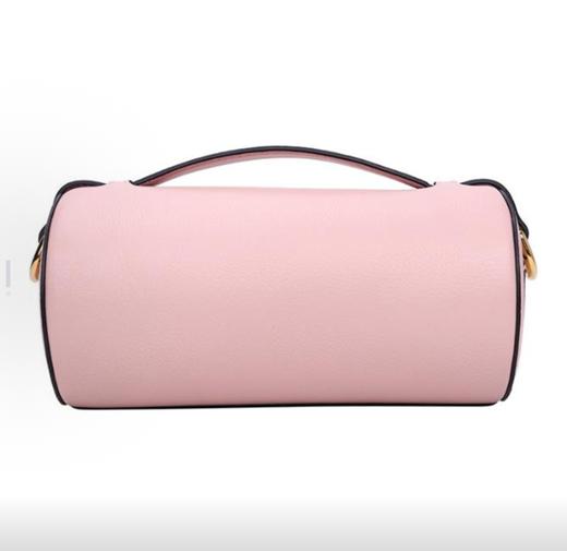 Burberry  时尚手提斜挎圆桶包 女款 粉色 商品图2