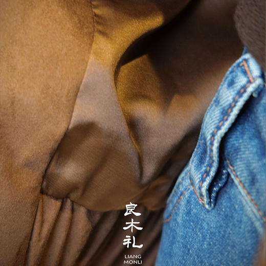 良木礼牛皮绒翻领外套（Q2584256） 商品图1