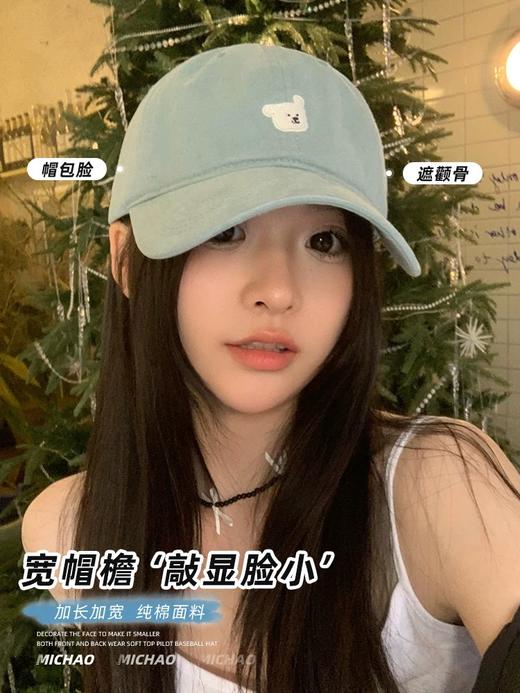 秋暮红系列棒球帽 商品图3