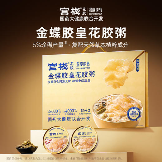 【限时特惠】官栈x深度逆转金蝶花胶粥礼盒258gx8 商品图1