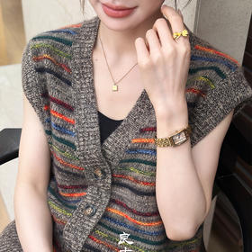 【特价不退不换】【预售7天】良木礼山羊绒马甲（Q259141）