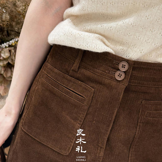 良木礼灯芯绒半裙(Q259117) 商品图2