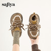 Safiya/索菲娅2025艺术家联名松果系带轻便增高加绒厚底老爹鞋SFD4112035 商品缩略图7
