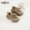 Safiya/索菲娅2025艺术家联名松果系带轻便增高加绒厚底老爹鞋SFD4112035 商品缩略图5