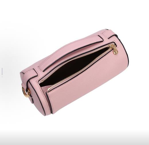 Burberry  时尚手提斜挎圆桶包 女款 粉色 商品图3