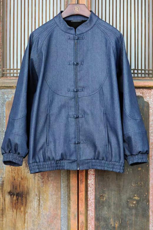 盛唐牡丹 | 牛仔加绒新中式男士外套 商品图0