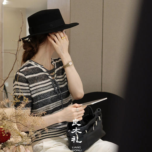 【特价不退不换】良木礼山羊绒亚麻上衣（Q2591609） 商品图0