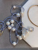 SpoiledBrat Jewelry蓝彩锆石珍珠长链 商品缩略图2