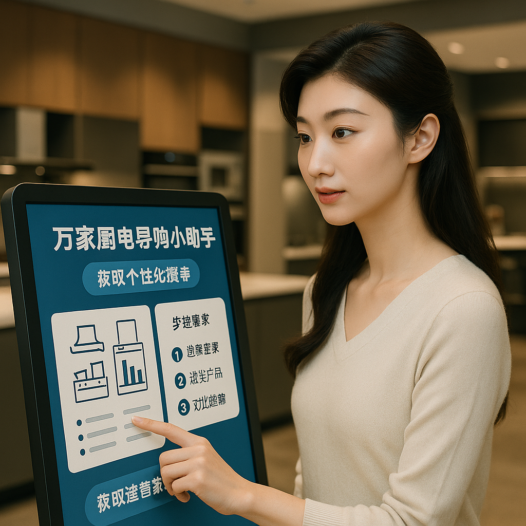 如何快速找到万家厨电导购小助手入口？