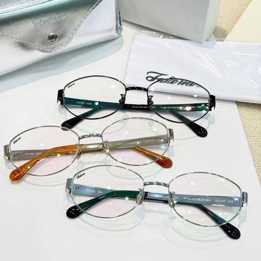 Fakeme 轻奢老钱风椭圆形平光镜 商品图0