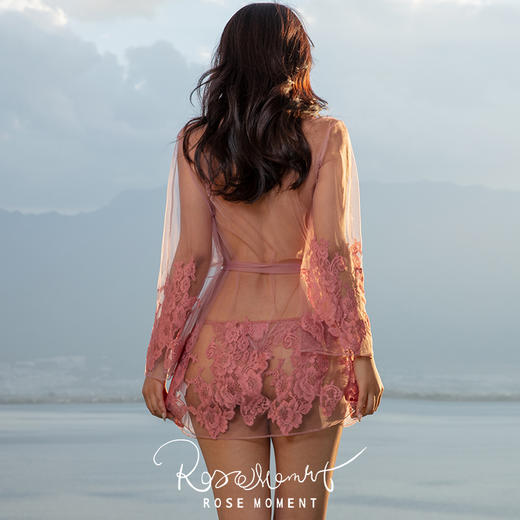 若隐若现网纱蕾丝中袍 P250319 商品图3