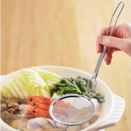 Yoshikawa吉川细网漏勺细密网孔撇沫网 商品图3