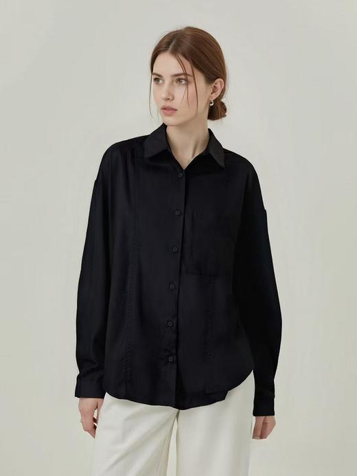 春季推荐2026→【自营】古泥9920 100%天丝方口袋衬衫-喜出 商品图0