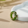 新疆国玉盟世玉金镶碧玉戒指【带证书·顺丰物流】 商品缩略图1