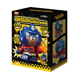 布鲁可 变形金刚超星版联名版擎天柱布朗熊手办拼装模型LFXTF-OP